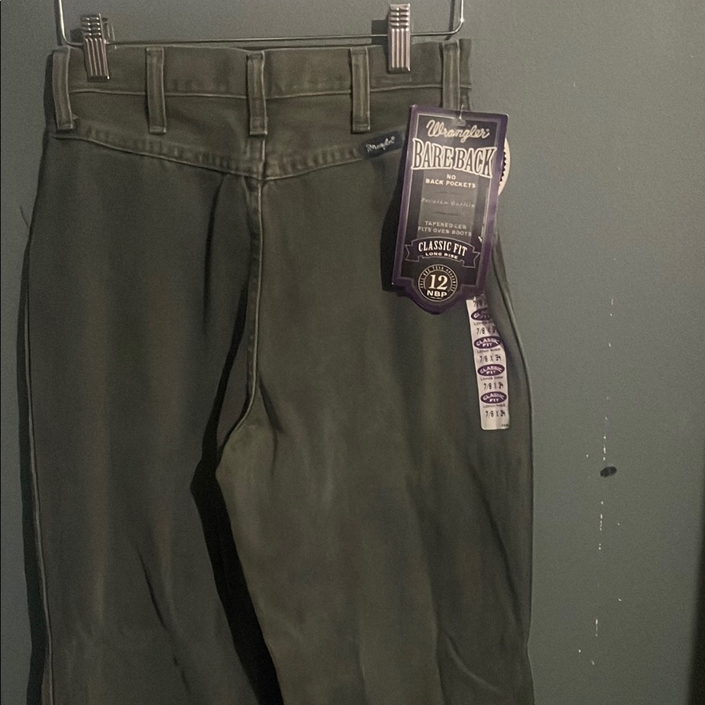 Wrangler Green Chinos Durable Cotton Twill